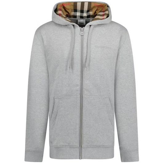 Zip Up Cotton Hoodie